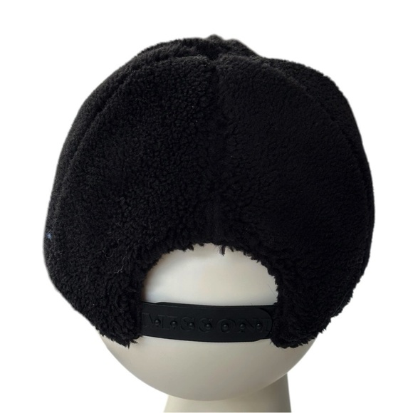 Missoni Black soft faux Shearling Logo Patch Baseball SnapBack Cap | OS - Picture 9 of 13